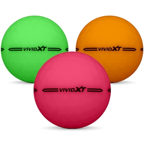 Golfbollar av modellen Volvik VIVID XT i 2019 års version i blandade färger