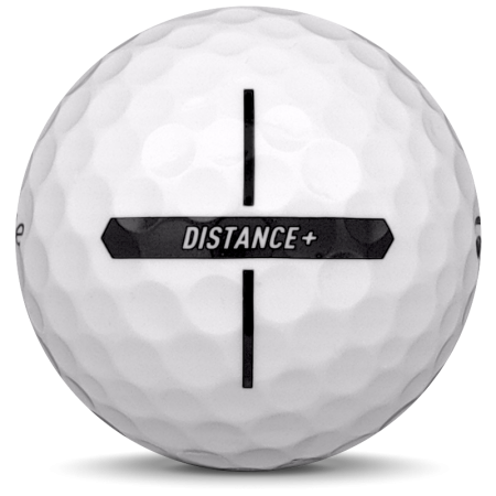 Golfbolden TaylorMade Distance+ i årsmodel 2023.