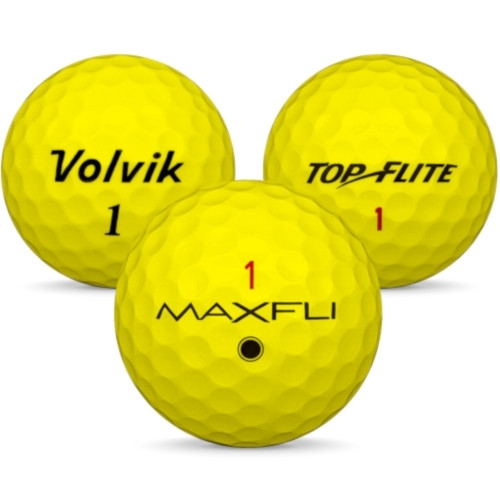 Golfboll av modellen Others Blandade Golfbollar i gul färg