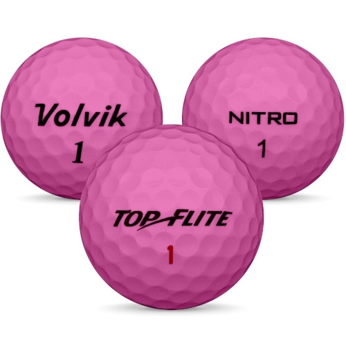 Golfboll av modellen Others Blandade Golfbollar i rosa färg