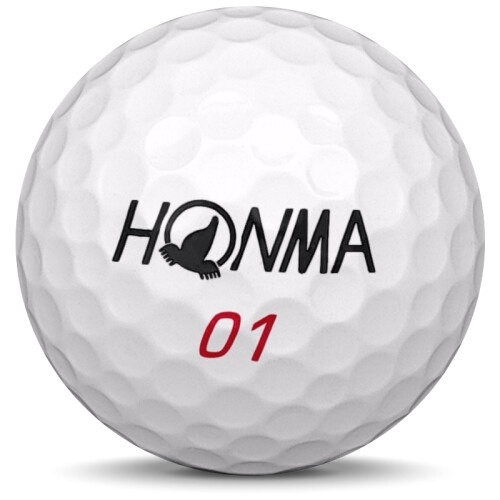 Golfboll av modellen Others Honma Mix i vit färg