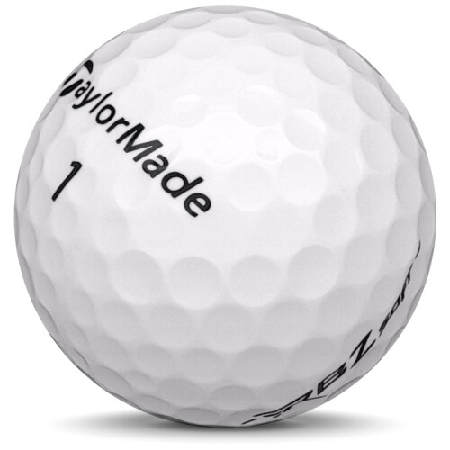 Golfboll av modellen TaylorMade RBZ Soft i 2020 års version med vit färg sned bild