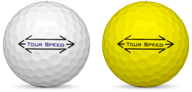 Titleist Tour Speed Golfbolde i forskellige farver