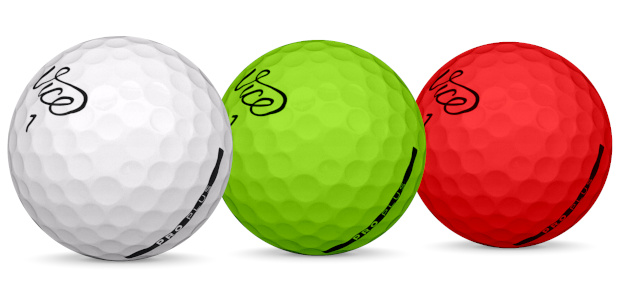 Vice Pro Plus Golfbolde i forskellige farver