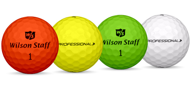 Wilson Staff Professional Golfbolde i forskellige farver